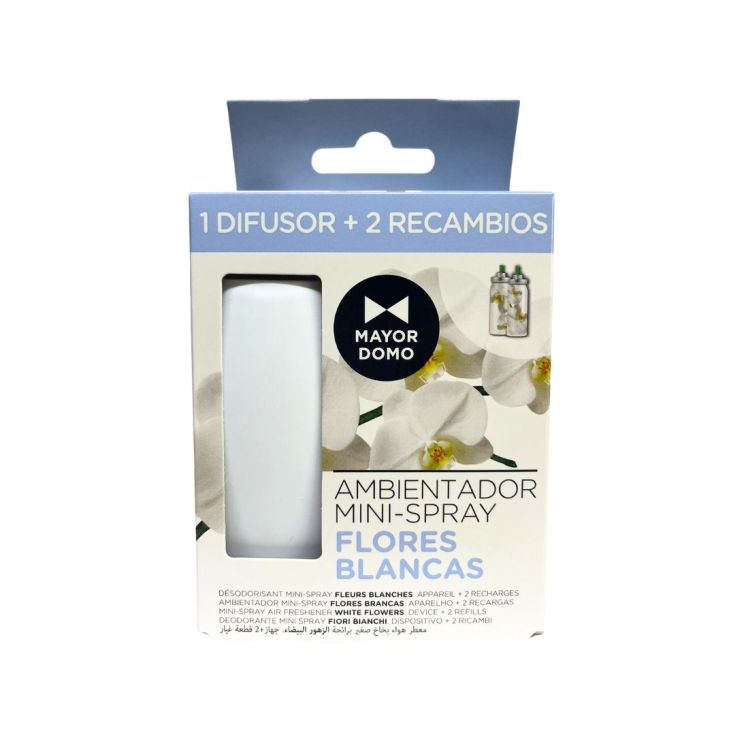 mayordomo ambientador mini-spray flores blancas 2 x12 ml