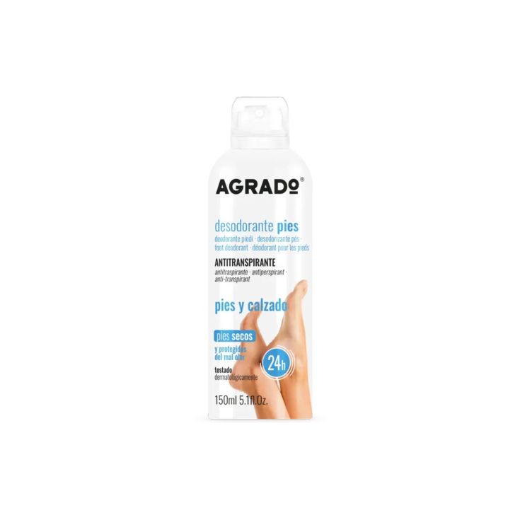 agrado desodorante antitranspirante pies 150ml