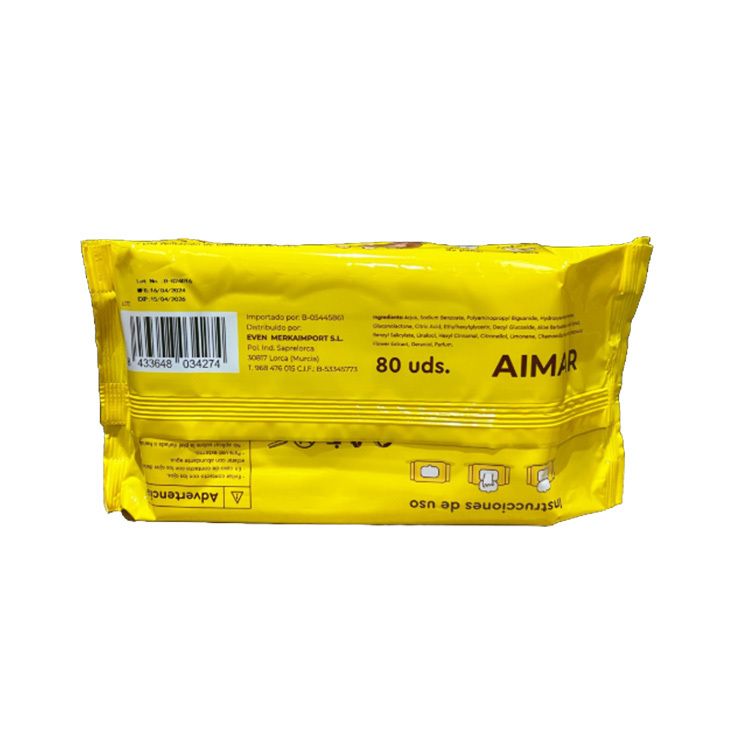 aimar toallitas baby 80 unidades