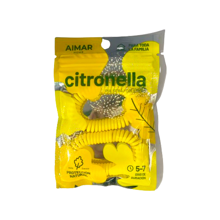 pulsera citronella antimosquitos aimar dos unidades