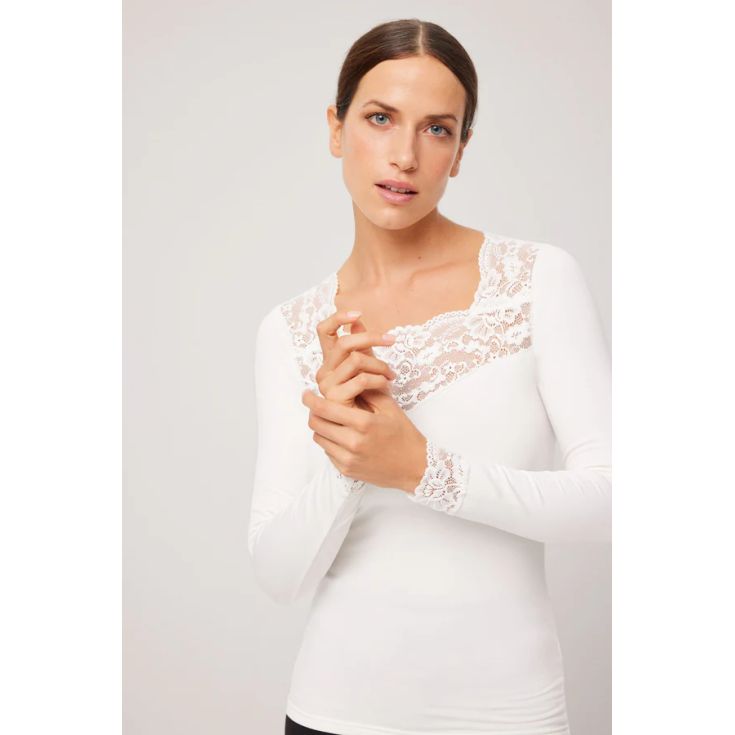 ysabel mora camiseta termica de mujer panacotta