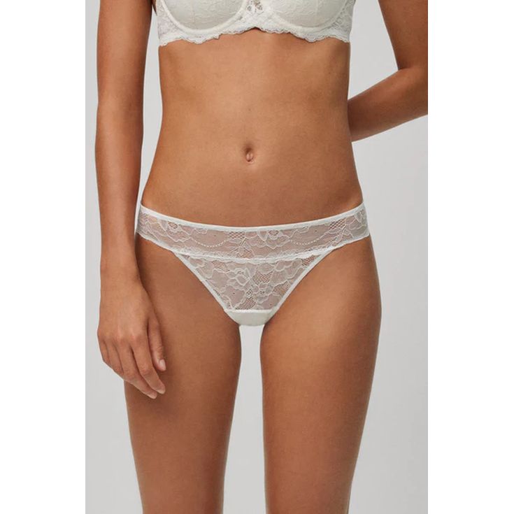 ysabel mora braga mini encaje cava