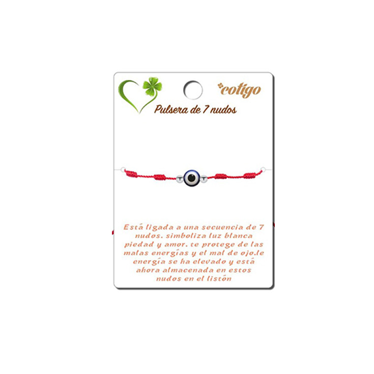 pulsera 7 nudos ojo turco