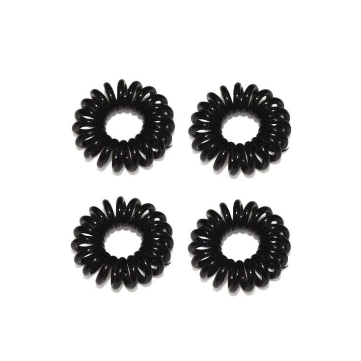 inca goma cable telefono negra 4 ud