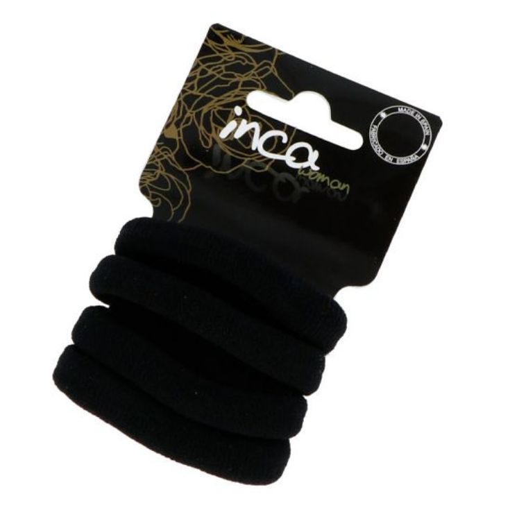 inca goma acrilica grande negro 4und.