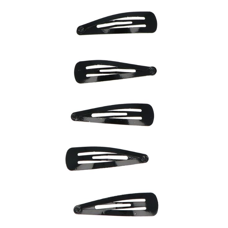 inca clip negro 5cm 5uds.