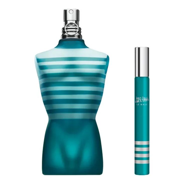 gaultier men le male eau de toilette 200ml cofre 2 piezas
