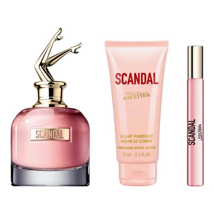 gaultier scandal eau de parfum 80ml cofre 3 piezas
