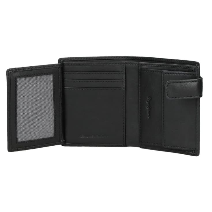 pepe jeans chief cartera hombre de piel negro vt