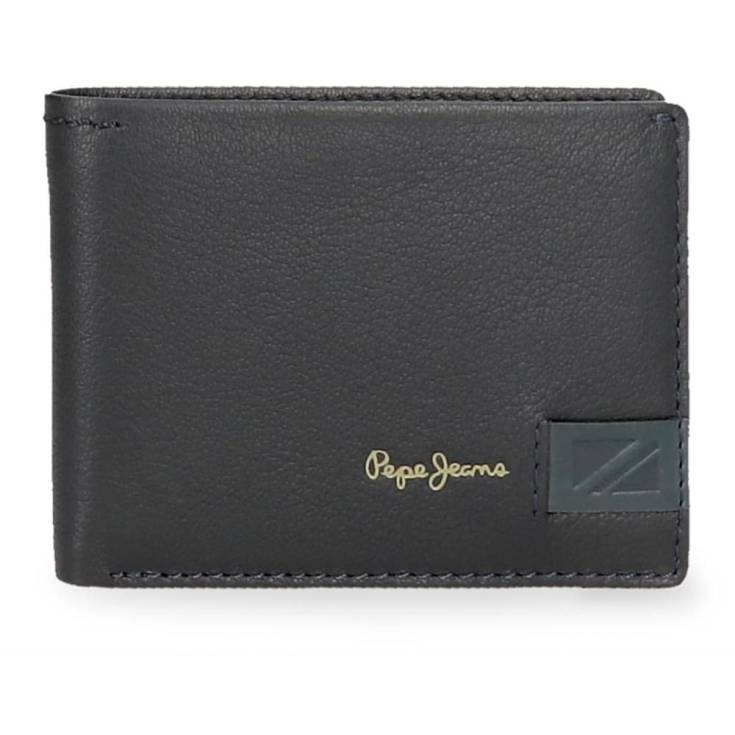 pepe jeans strand chief cartera hombre de piel marino hz