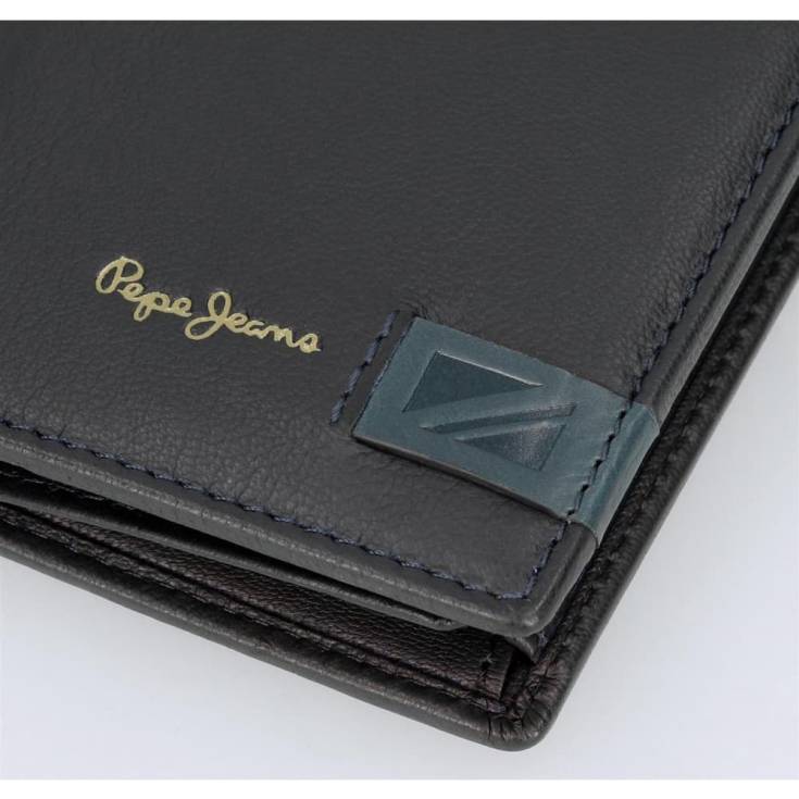 pepe jeans strand chief cartera hombre de piel marino hz