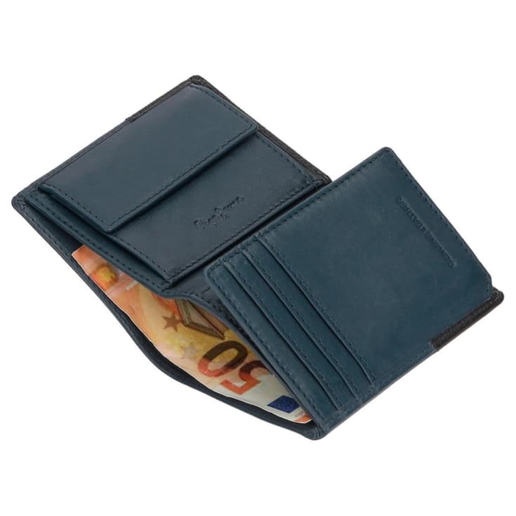 pepe jeans dual monedero tarjetero azul marino vertical