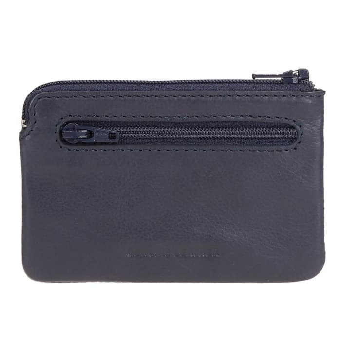 pepe jeans cracker monedero tarjetero azul marino piel