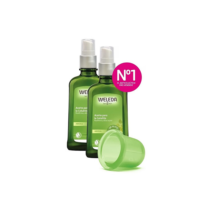 weleda aceite de abedul anticelulitico 100ml duplo