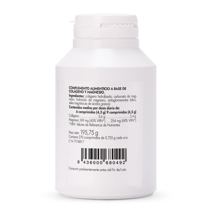 lajusticia amlsport colageno con magnesio 270 comprimidos