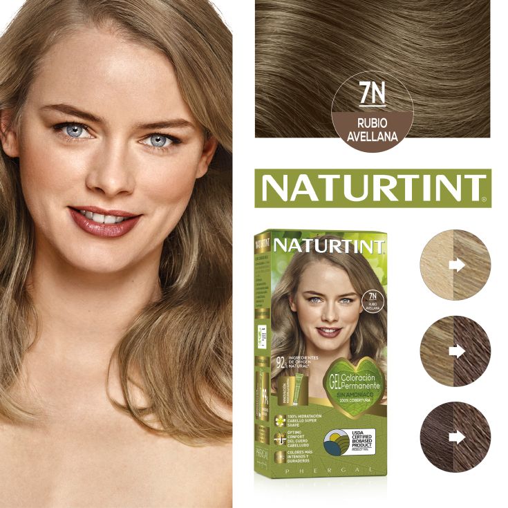 naturtint tinte permamente 7n rubio avellana