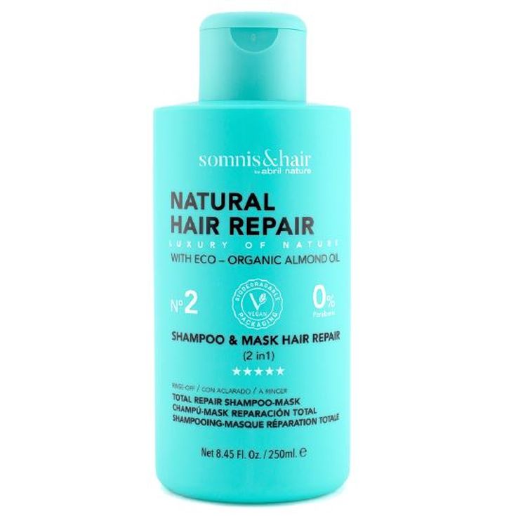 somnis & hair champu y mascarilla reparacion total 250ml somnis & hair champu y mascarilla reparacion total 250ml