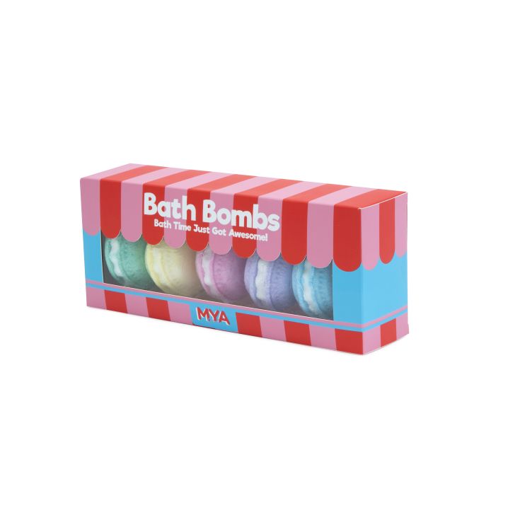 mya girls 5 set bombas macaron