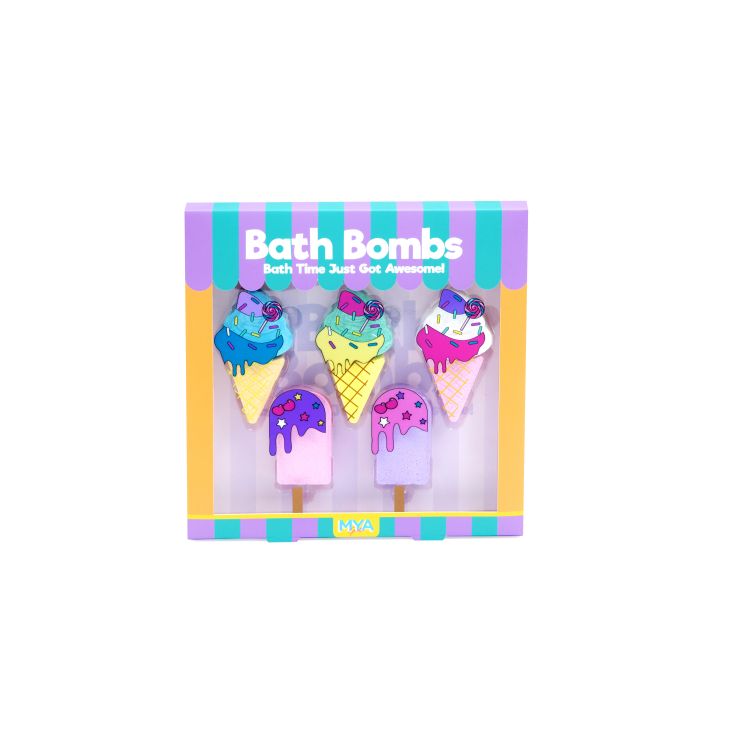 mya girls 5 set bombas ice cream