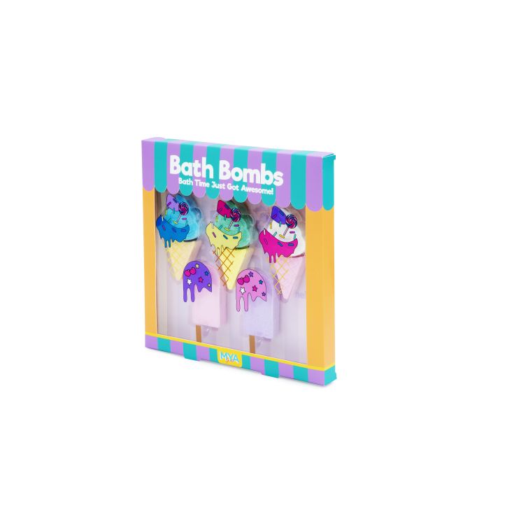 mya girls 5 set bombas ice cream
