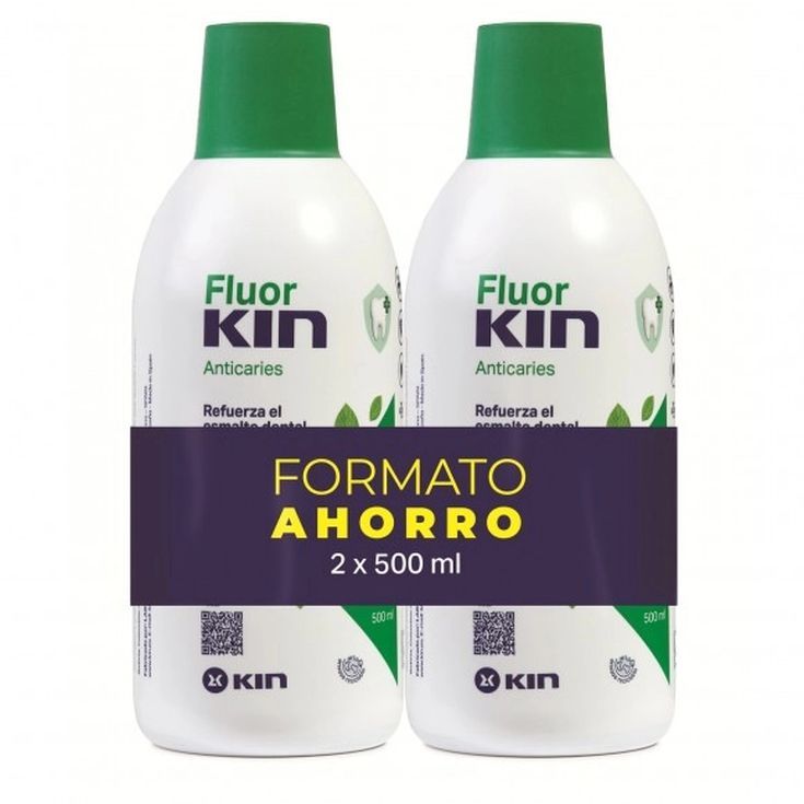 kin fluor-kin colut.orio diario menta 500ml duplo