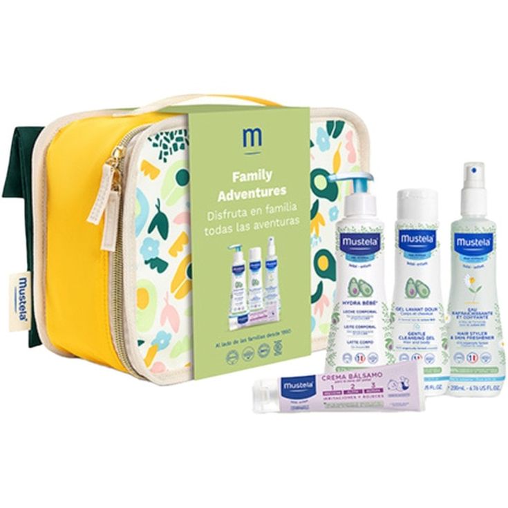 mustela maletita pastel 4 productos