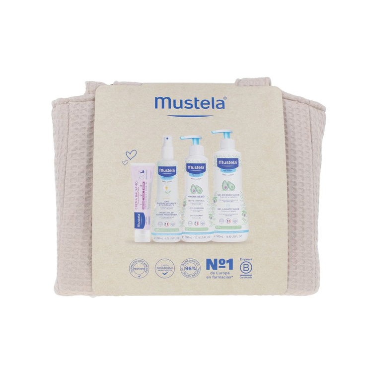 mustela bolsa carrito beige 4 piezas