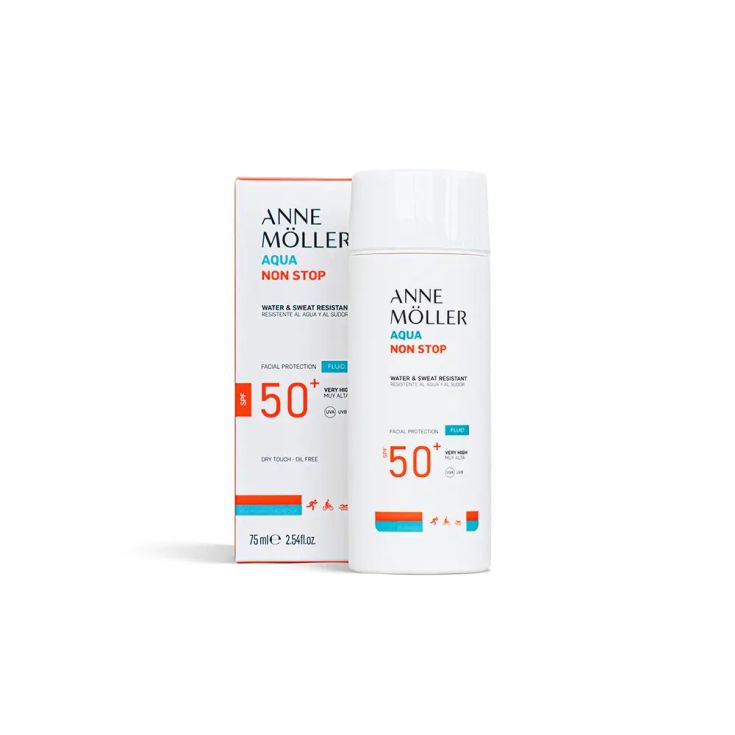 anne möller non stop aqua fluido protector solar facial spf50+