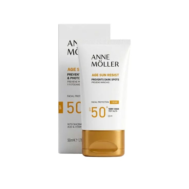 anne möller age sun resist protector solar facial spf50+ 50 ml