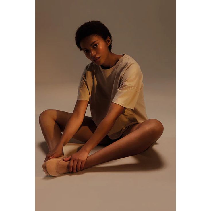 ysabel mora calcetin pinki bambu beige 