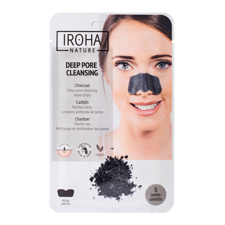 iroha tiras limpieza detox puntos negros nariz