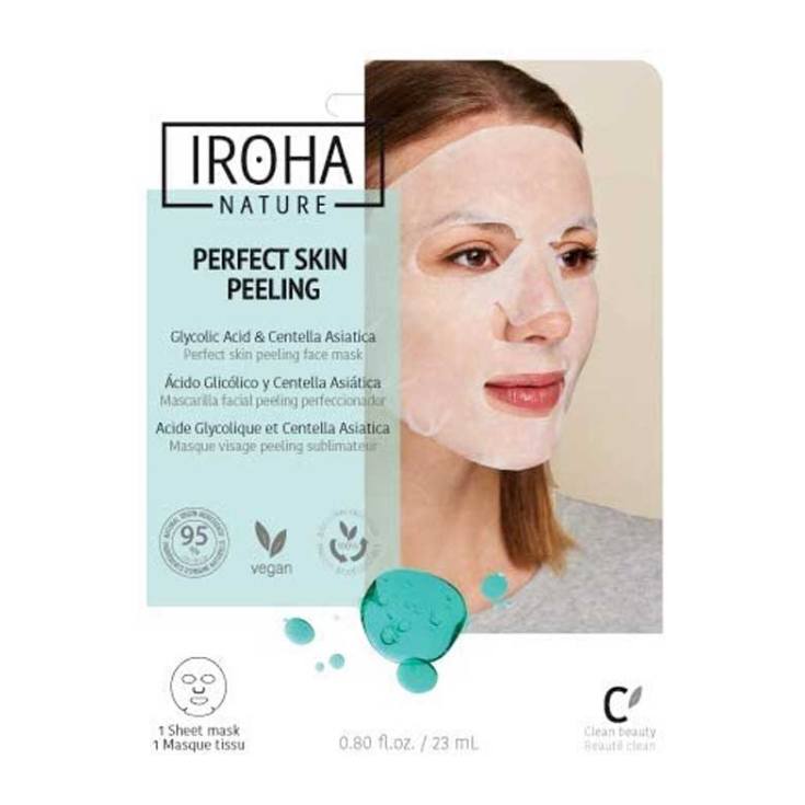 iroha nature perfect skin peeling mascarilla facial 1 ud
