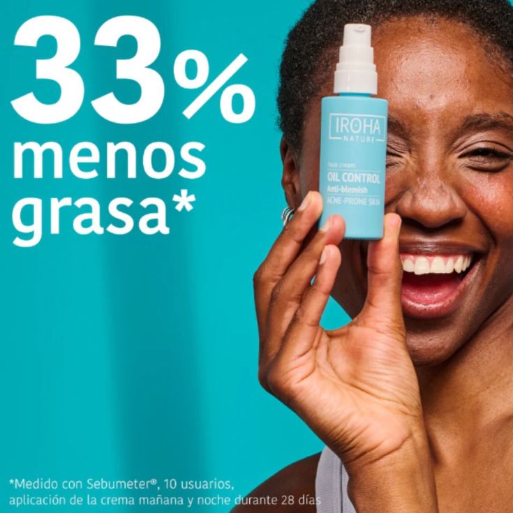 iroha nature crema facial seborreguladora 50ml  iroha nature crema facial seborreguladora 50ml