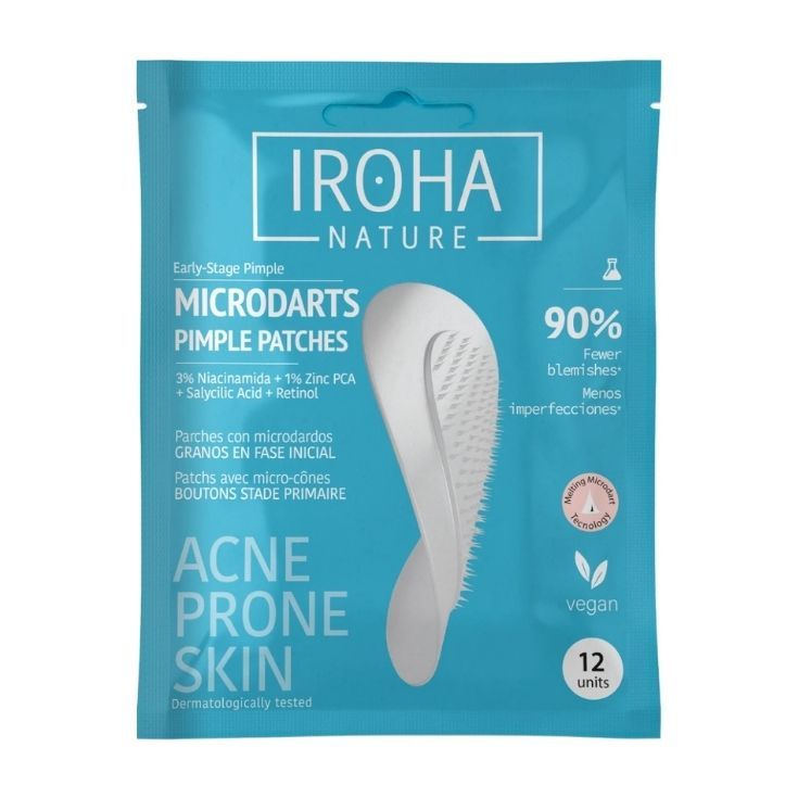 iroha nature parches microdarts acido salicilico 12ud