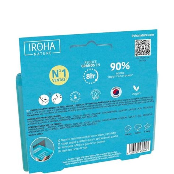 iroha nature parches sos granos fun pack 33uds