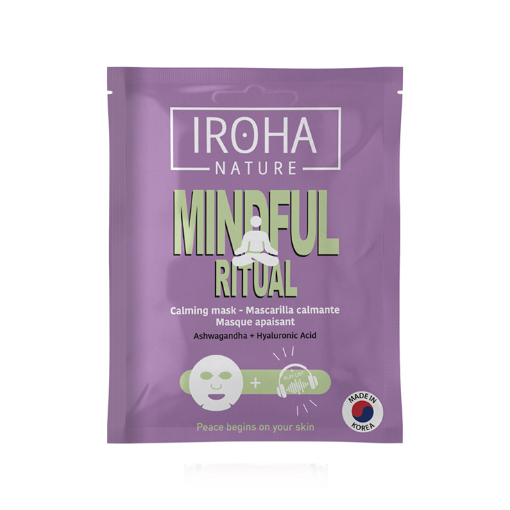 iroha nature mascarillal facia face sheet mask mindful ritual