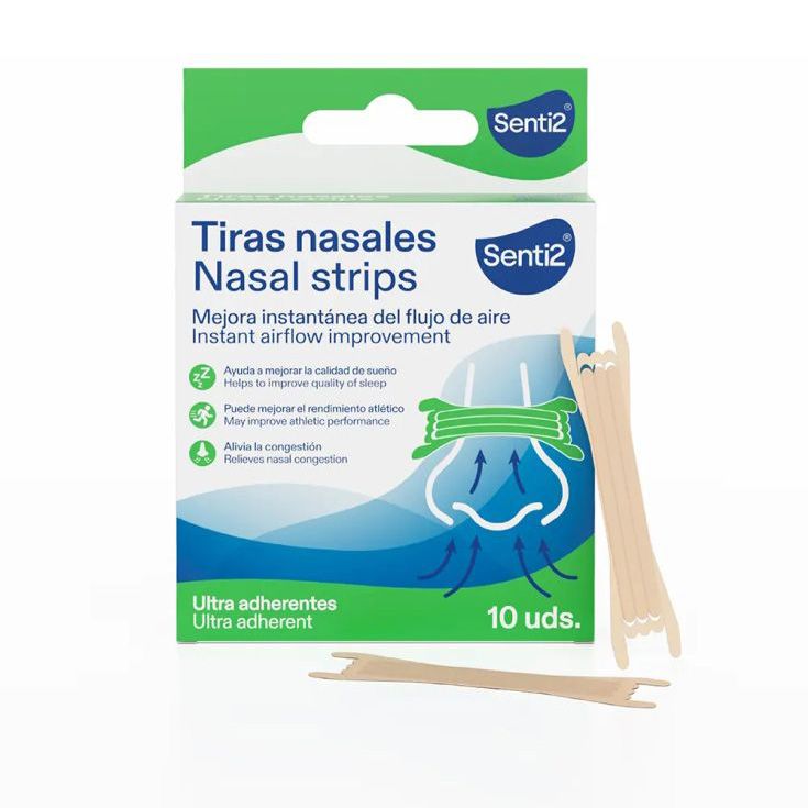 senti2 tiras nasales 10 unidades