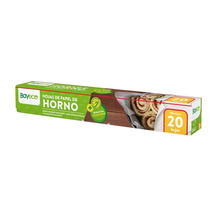 bayeco papel horno 30x42 20 hojas