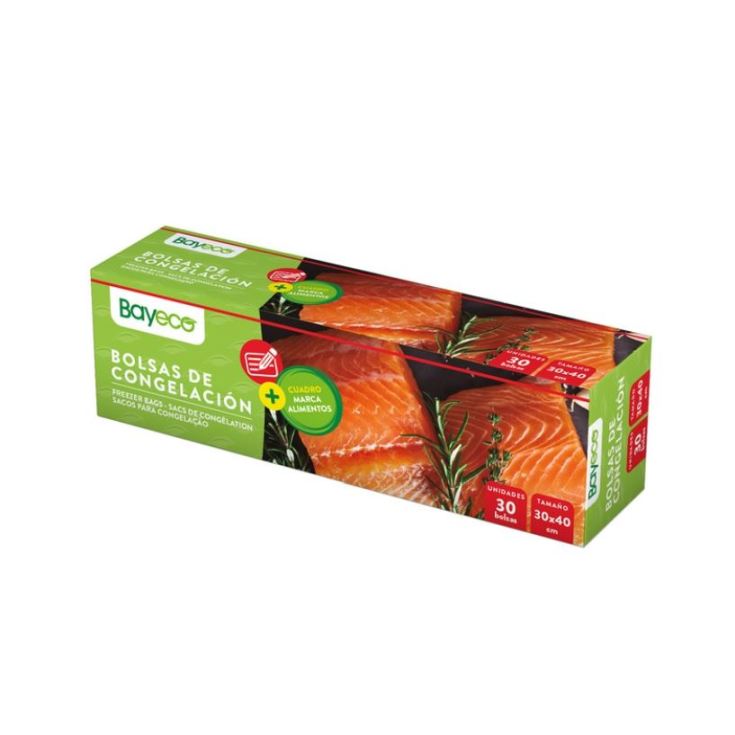 bayeco bolsa de congelacion 30x40cm 30 unidades