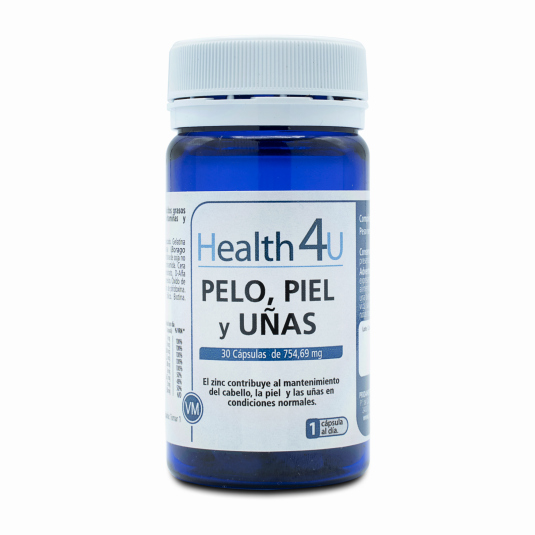 h4u piel, pelo y uñas 754mg 30 capsulas