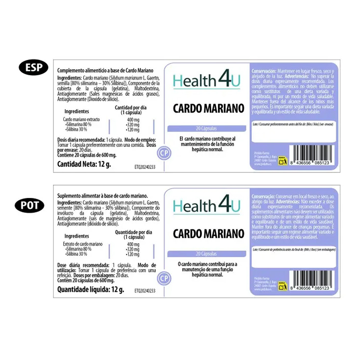 h4u cardo mariano 60 comprimidos