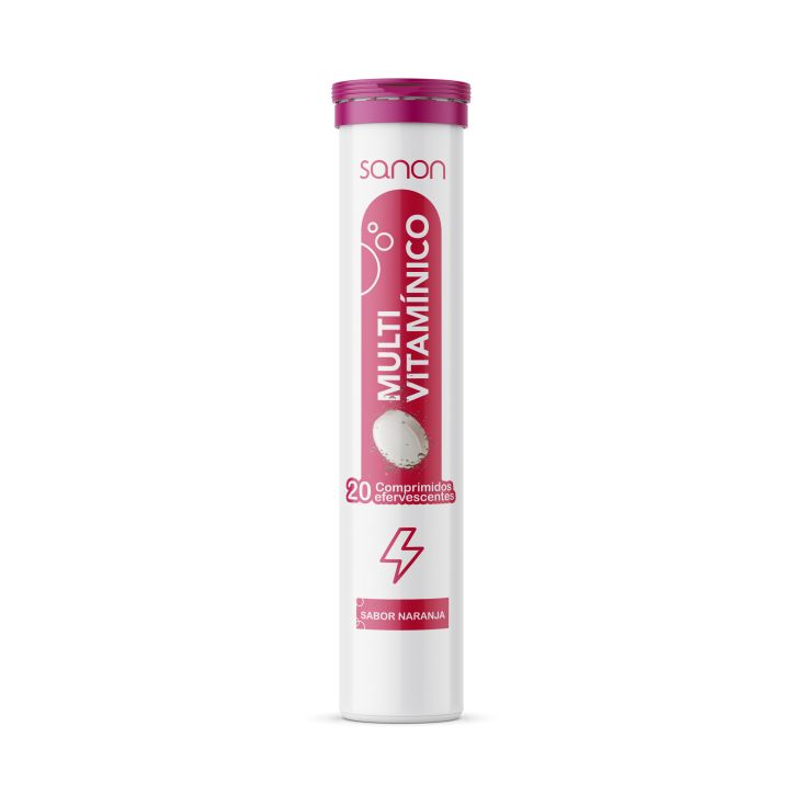 sanon multivitaminico 20 comprimidos naranja