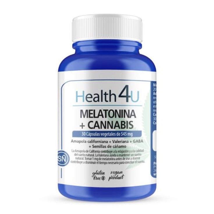 h4u melatonina+cannabis 30 capsulas