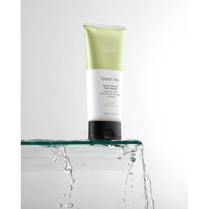 skin generics limpiador green tea 100ml