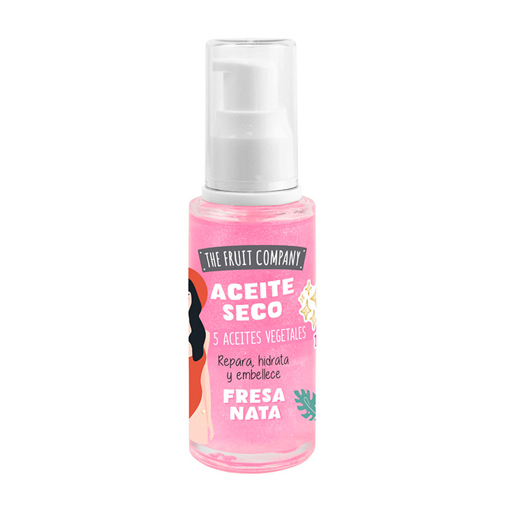 the fruit aceite seco fresa y nata 40ml