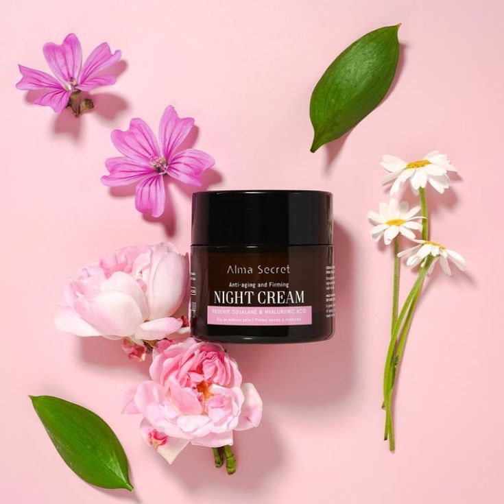 alma secret noche reparadora antiedad con rosa mosqueta 50ml