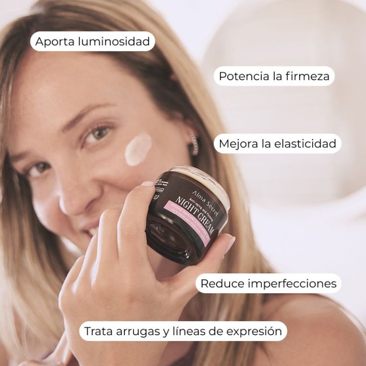 alma secret noche reparadora antiedad con rosa mosqueta 50ml