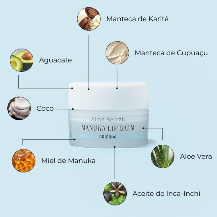 alma secret balsamo labial original inchi&manuka 10ml