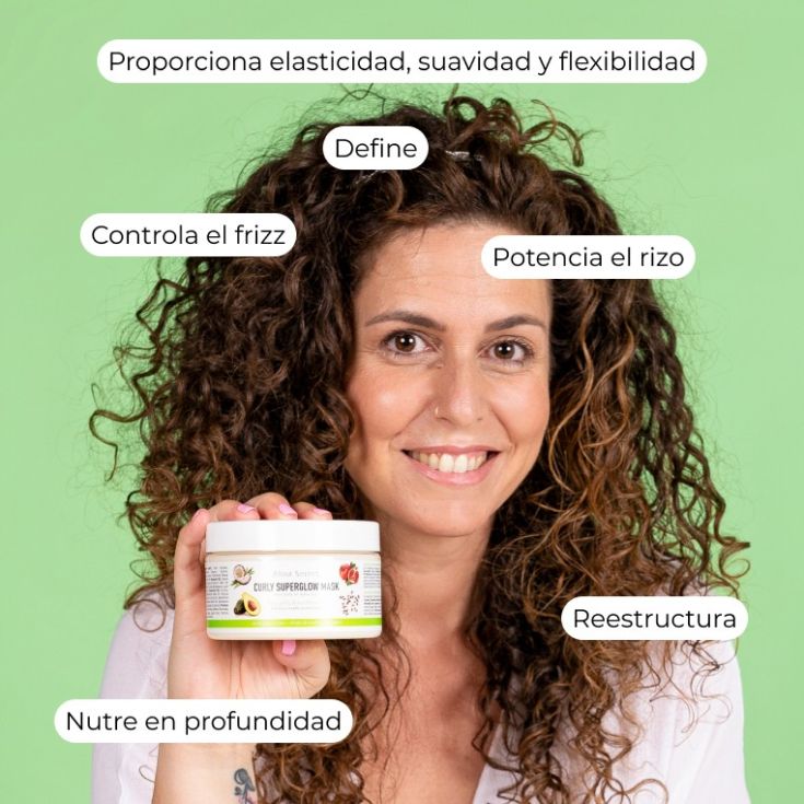 alma secret mascarilla curly superglow 250ml alma secret mascarilla curly superglow 250ml