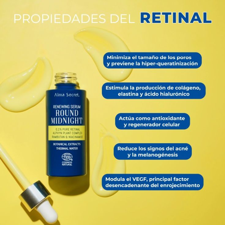 alma secret serum midnight retinal 0,1%+niacinamida